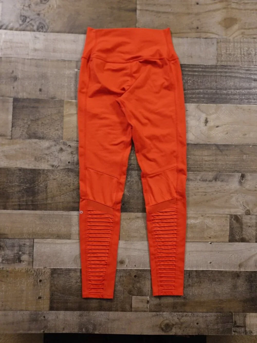 ALO Yoga High Waist Moto Legging Women’s Small Bright Red‎ Orange